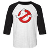 Image for The Real Ghostbusters 3/4 sleeve raglan - No Ghost Symbol