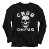 Image for CBGB Long Sleeve T Shirt - Skull