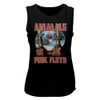 Image for Pink Floyd Animals Pig Floating Ladies Muscle Tank Top