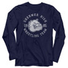 Image for The Breakfast Club Long Sleeve T Shirt - Wrestling Team