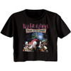 Image for Killer Klowns From Outer Space Klowns in Space Ladies Short Sleeve Crop Top