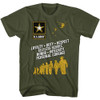 Image for U.S. Army T Shirt - Values