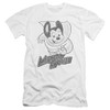 Image for Mighty Mouse Premium Canvas Premium Shirt - Mighty Sketch