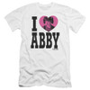 Image for NCIS Premium Canvas Premium Shirt - I Heart Abby