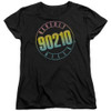 Image for Beverly Hills, 90210 Woman's T-Shirt - Color Blend Logo on Black