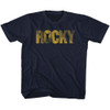 Image for Rocky Movie Logo Youth T-Shirt