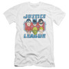 Image for Justice League of America Premium Canvas Premium Shirt - Faces of Justice