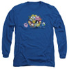 Image for Adventure Time Long Sleeve T-Shirt - Glob Ball on Royal