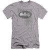 Image for Batman Premium Canvas Premium Shirt - Riveted Metal Logo