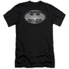 Image for Batman Premium Canvas Premium Shirt - Steel Wall Shield Logo