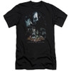 Image for Batman Arkham Asylum Premium Canvas Premium Shirt - Five Against One