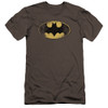 Image for Batman Premium Canvas Premium Shirt - Destroyed Logo