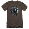 Image for Batman Premium Canvas Premium Shirt - Spotlight on Charcoal