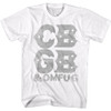 Image for CBGB T-Shirt - Stacked Logo on White