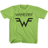 Weezer Weezer and W Logo Youth T-Shirt