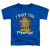 Garfield Toddler T-Shirt - I Want You Royal