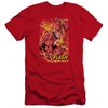 Justice League of America Premium Canvas Premium Shirt - Flash Lightning
