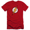 Justice League of America Premium Canvas Premium Shirt - Flash Logo