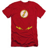 Justice League of America Premium Canvas Premium Shirt - New Flash Uniform