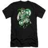 Justice League of America Premium Canvas Premium Shirt - Green Lantern in Action