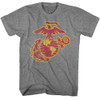 U.S. Marine Corps T Shirt - Bright Eagle and Globe