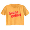 Tootsie Roll Sugar Babies Ladies Short Sleeve Crop Top