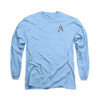 Image for Star Trek Long Sleeve Shirt - Science Uniform