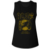 AC/DC Black For Those About to Rock Ladies Muscle Tank Top