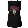 The Charlie Daniels Band Skull and Logo Ladies Muscle Tank Top