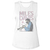Miles Davis Stars and Rectangle Ladies Muscle Tank Top