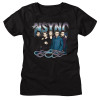 NSYNC Girls T-Shirt - Cool Tones and Flames