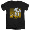 Rick and Morty V Neck T-Shirt - Bad Person