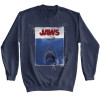 Jaws Long Sleeve Sweatshirts - Navy Amity Island 1975