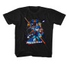 Mega Man Collage Orange Beam Youth T-Shirt Mega Man Collage Orange Beam Youth T-Shirt