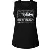 Shelby Cobra Grid Ladies Muscle Tank Top