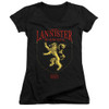 Game of Thrones Girls V Neck T-Shirt - House Lannister Sigil