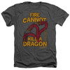 Game of Thrones Heather T-Shirt - Dragons with Fire