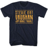 Stevie Ray Vaughan T-Shirt - Navy Double Trouble