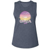 Jaws Denim Orca Ladies Muscle Tank Top