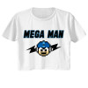 Mega Man Mega Bolts Ladies Short Sleeve Crop Top