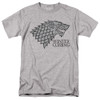 Game of Thrones T-Shirt - Stark Winter is Coming on Grey