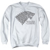 Game of Thrones Crewneck - Stark Winter is Coming on White
