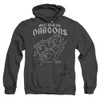 Game of Thrones Heather Hoodie - Mother of Dragons on Black