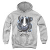 Avatar The Last Airbender Youth Hoodie - Blue and Black Kanji