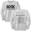 AC/DC Long Sleeve Sweatshirt - Back in Black Album