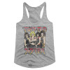 Twisted Sister Group Drawing Photo Racerback Juniors Tank Top