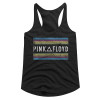 Pink Floyd Rainbows Racerback Juniors Tank Top