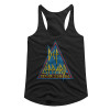 Def Leppard Primary Triangle Racerback Juniors Tank Top