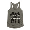 Bon Jovi Livin' On A Prayer Racerback Juniors Tank Top