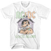 AC/DC T-Shirt - White Givin The Dog A Bone